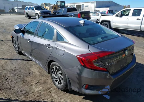 2018 Honda Civic Ex from USA, damaged, VIN 2HGFC2F78JH571218
